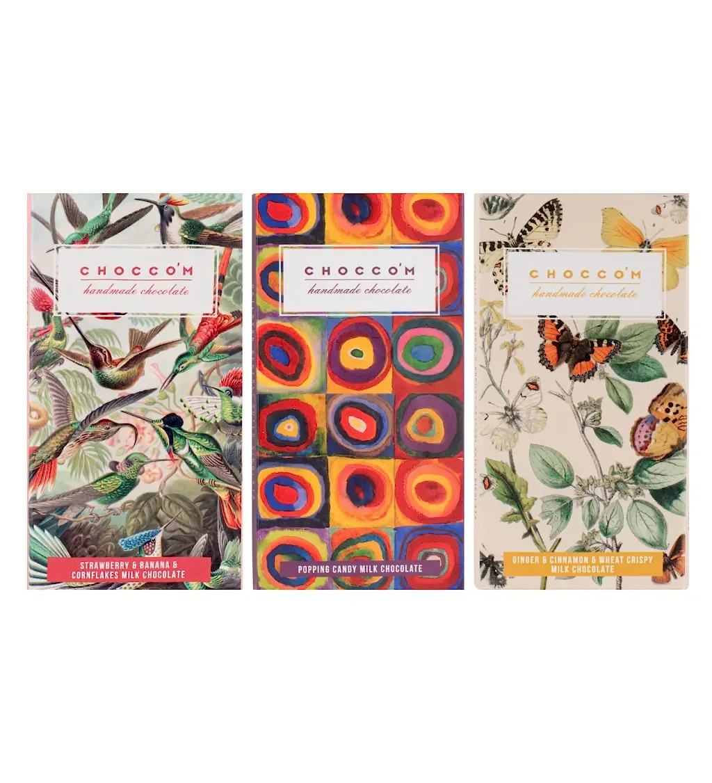 Choccom Sütlü Çikolata 3'lü Set