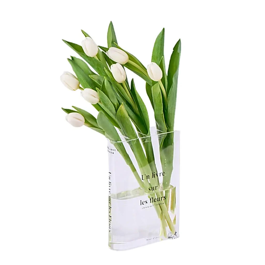 Luxe White Tulips