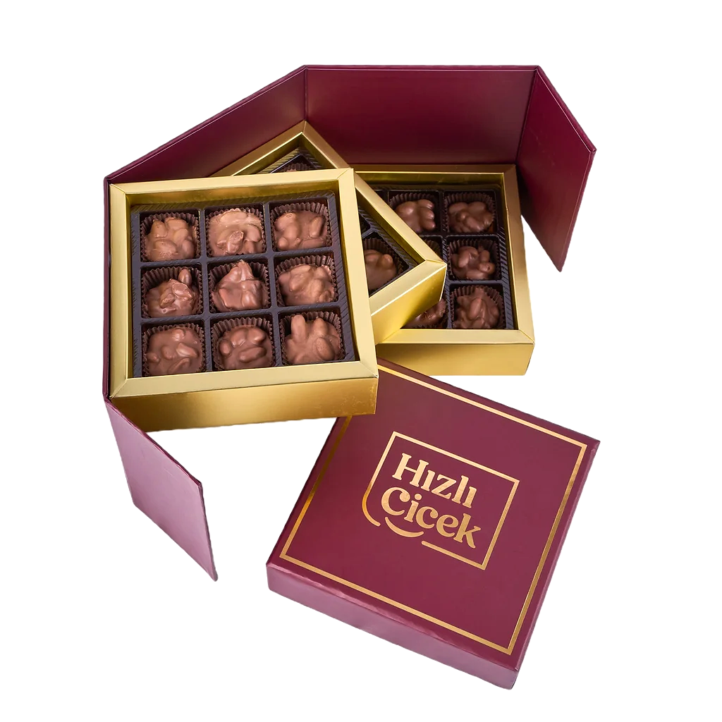 Hediyelik Fıstıklı Çikolata (300 gr.)