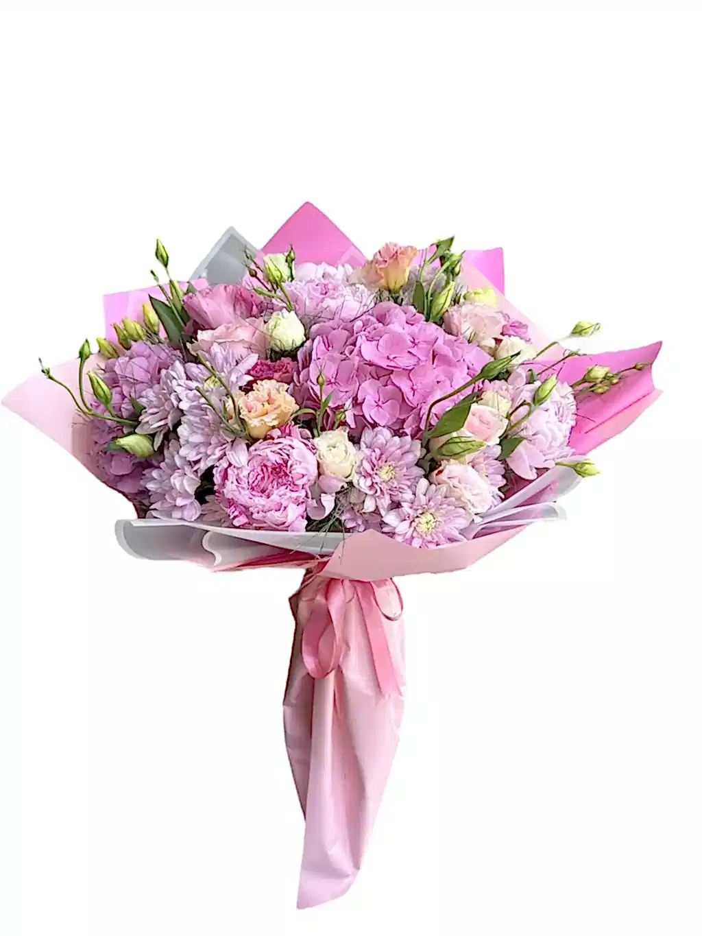 Fairy Ortanca ve Şakayık Buketi