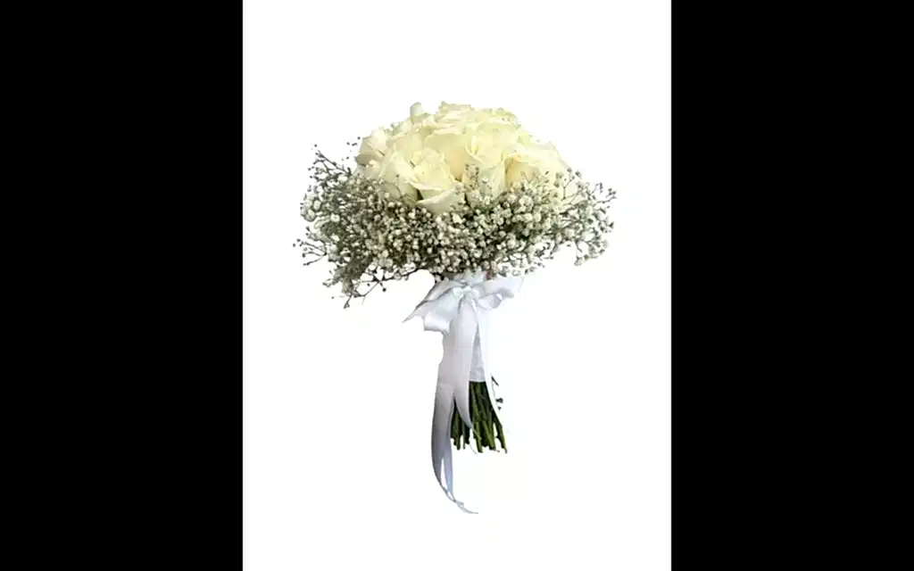 Beyaz Güller Gelin Buketi