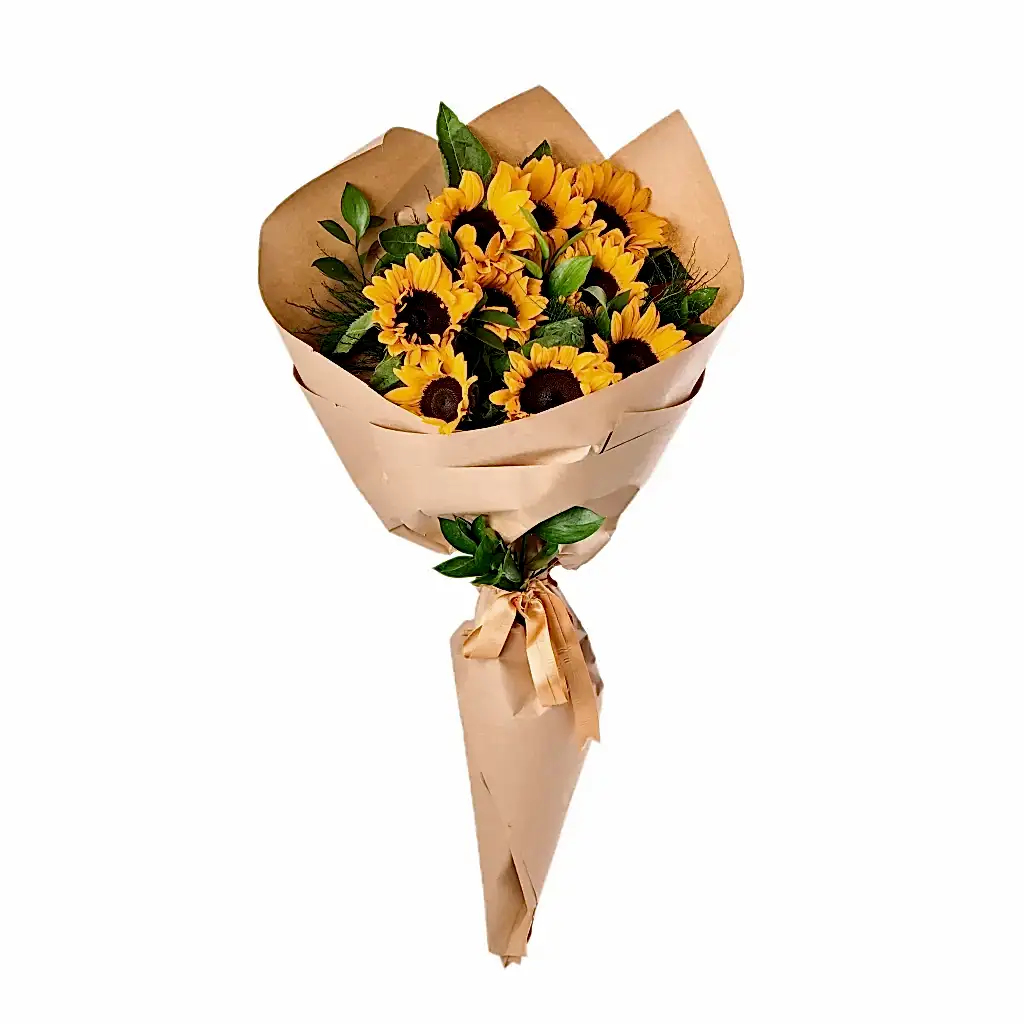 9'lu Ayçiçeği Buketi