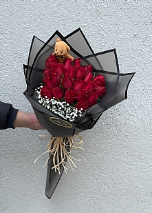 21 Gül Kampanya Ayıcık Buket